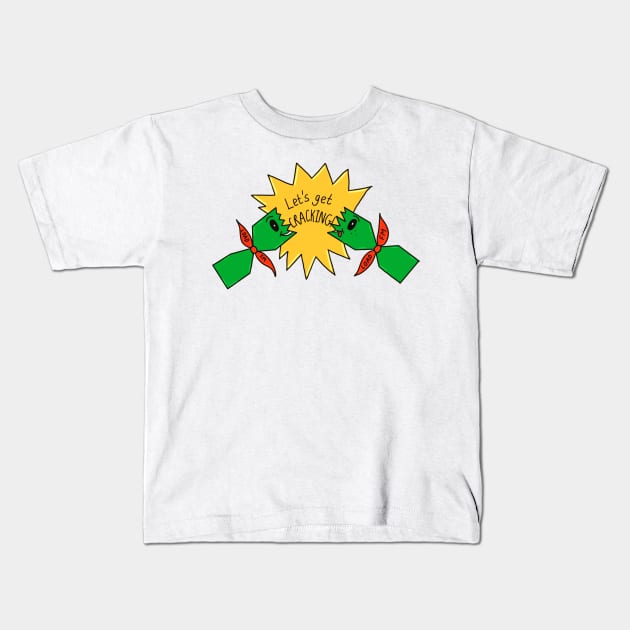 Christmas Cracker Kids T-Shirt by LoadFM